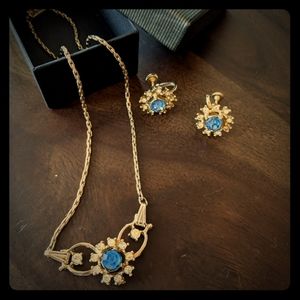 Vintage necklace and earring set
